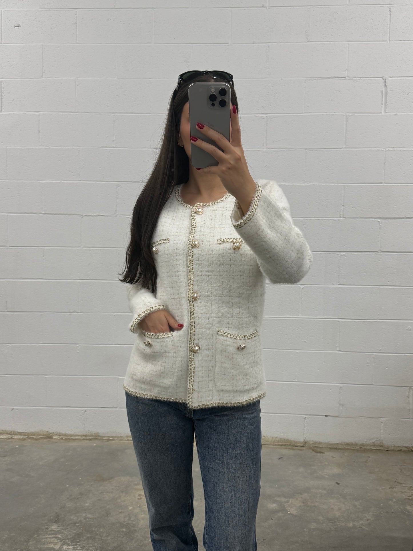 V1529 Knit Cardigan
