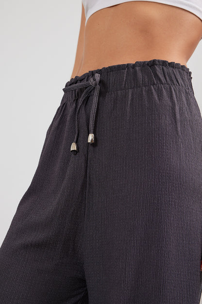 Solid Color Palazzo Pant Crepe