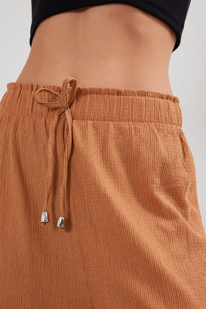 Solid Color Palazzo Pant Crepe