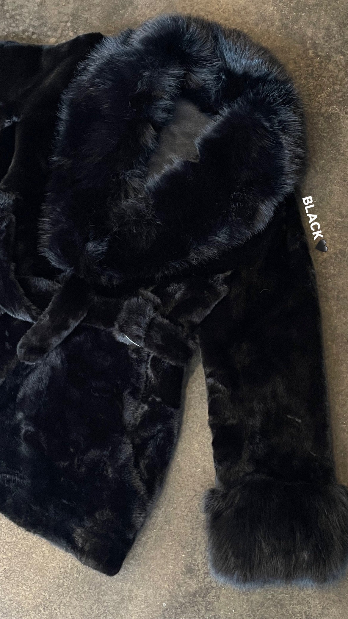 Elsa Fur Coat Mid Length