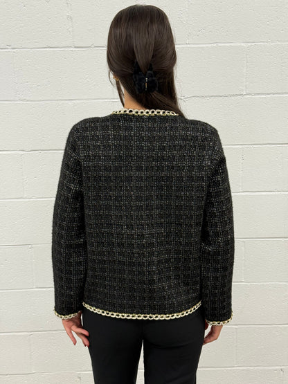 V1530 Pearl Knit Cardigan