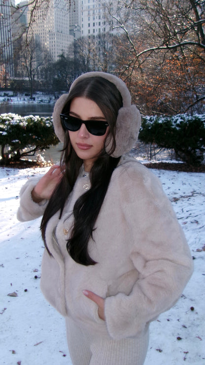 V987 Fur Coat