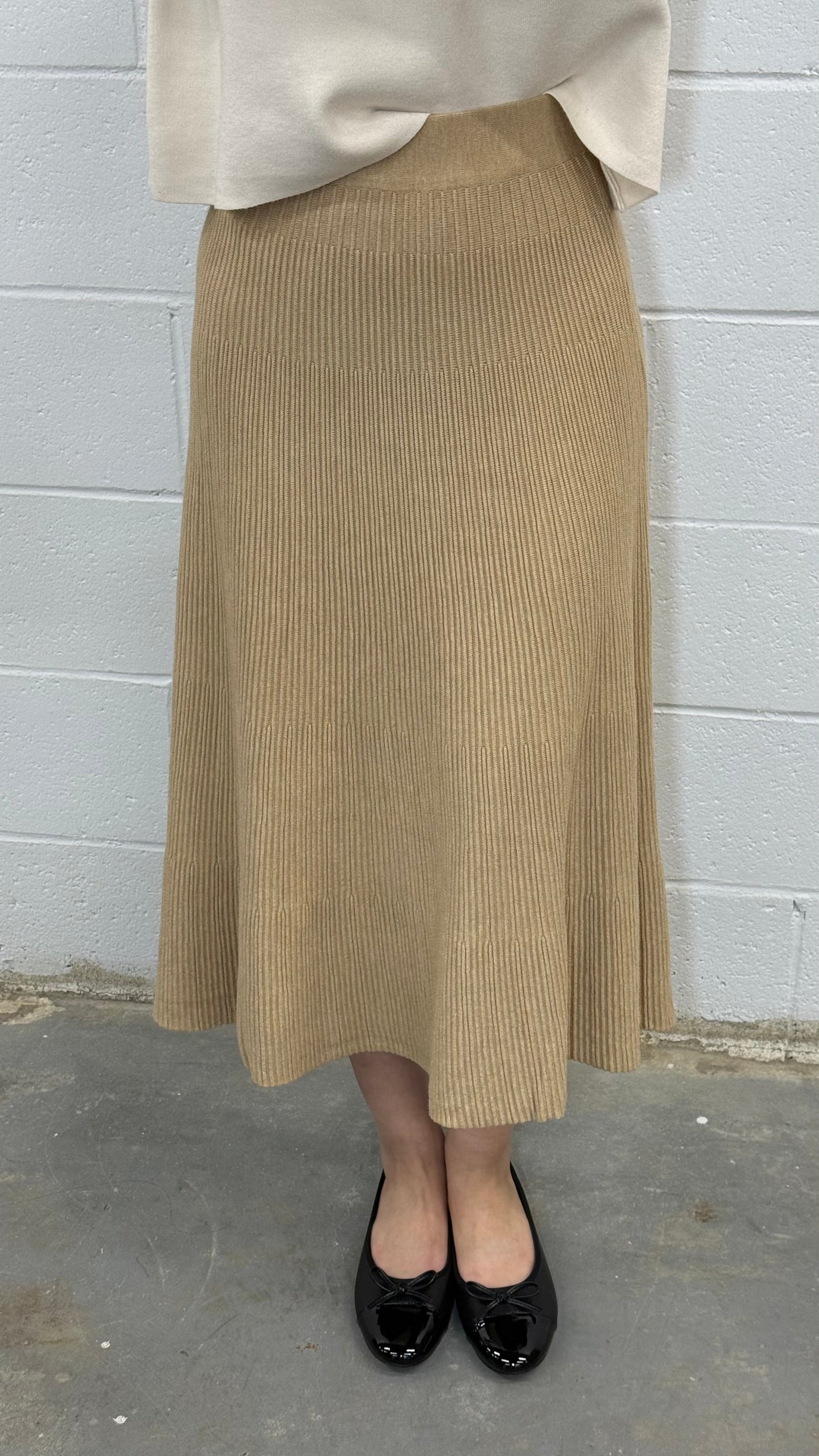 Women's Knit Midi Skirt - One Size