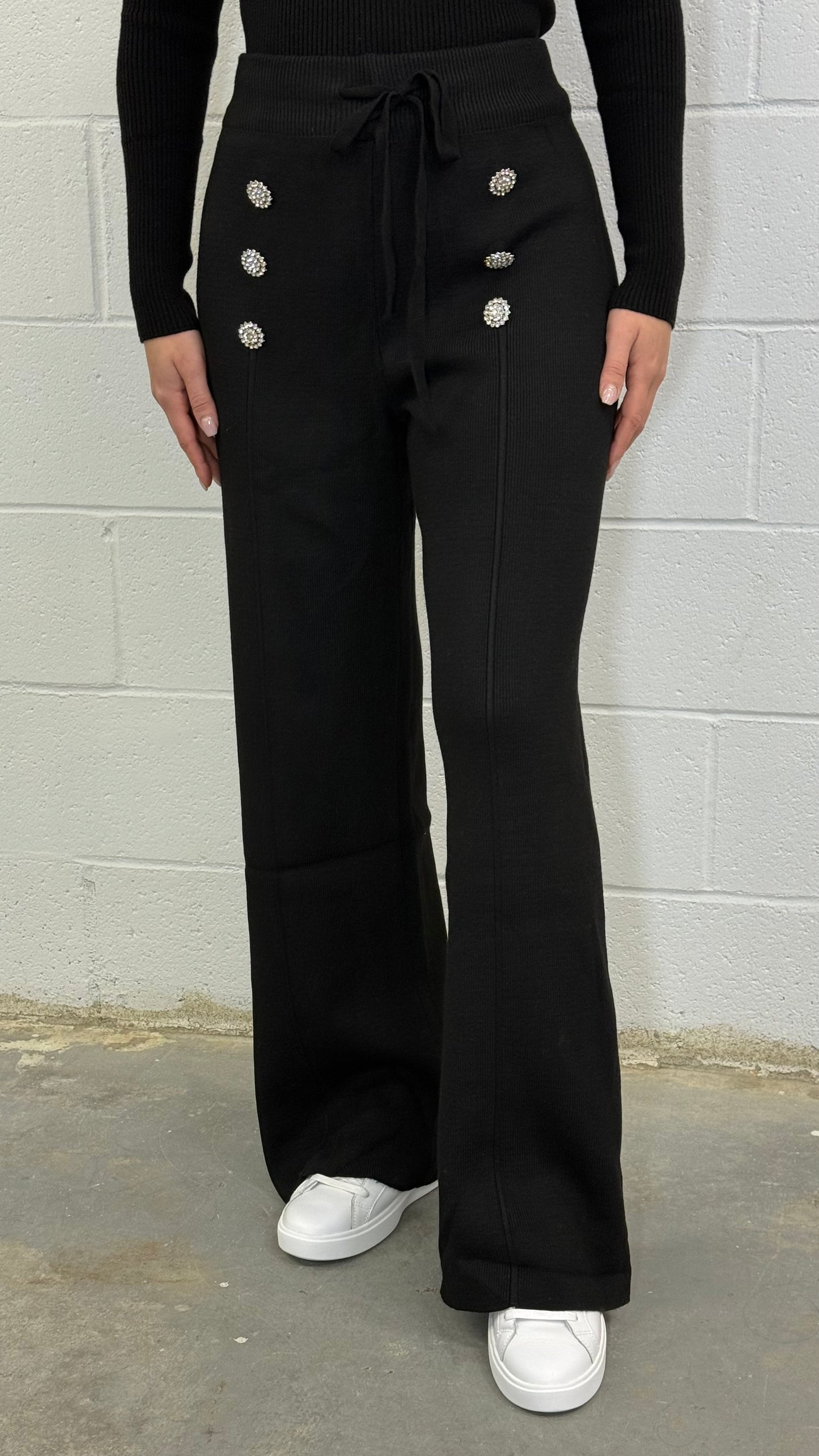 Crystal Touch Knit Pant V4685