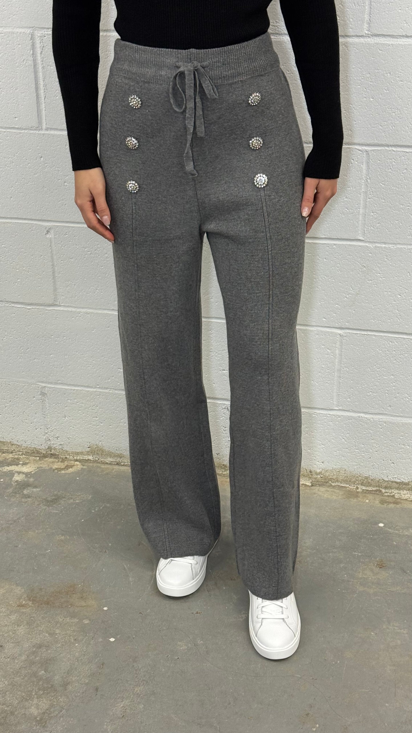 Crystal Touch Knit Pant V4685