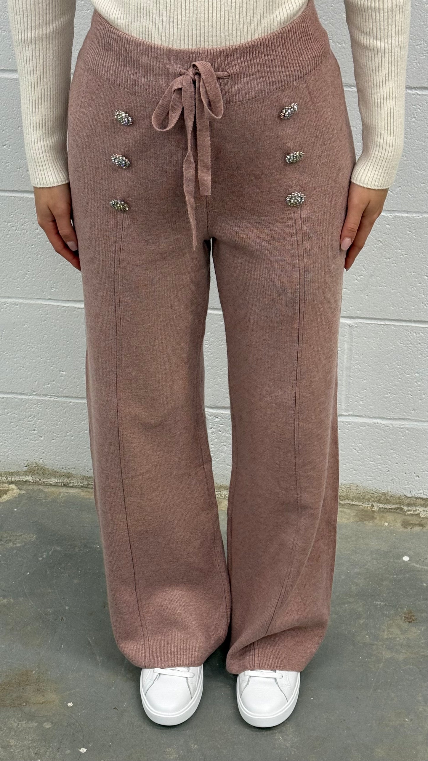 Crystal Touch Knit Pant V4685