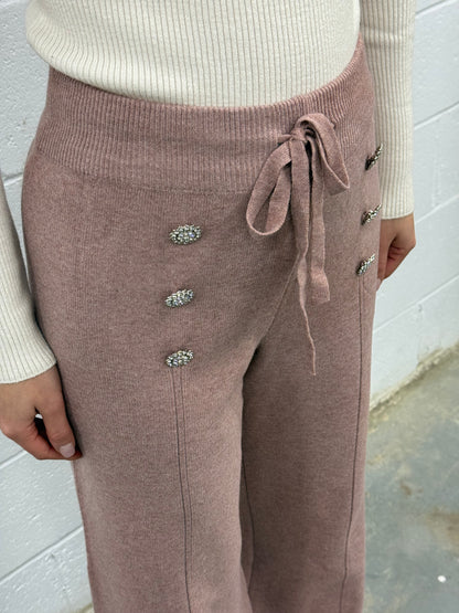 Crystal Touch Knit Pant V4685