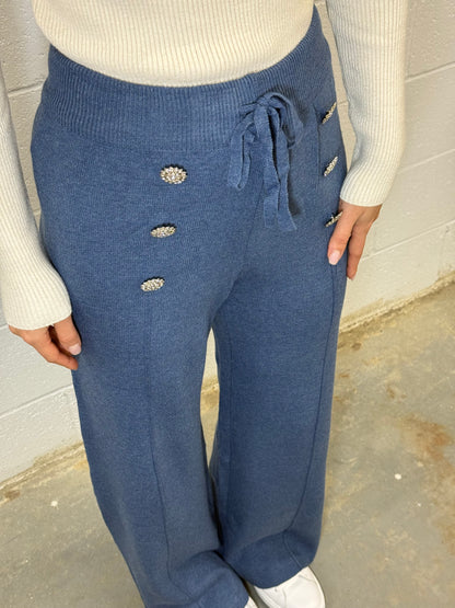 Crystal Touch Knit Pant V4685