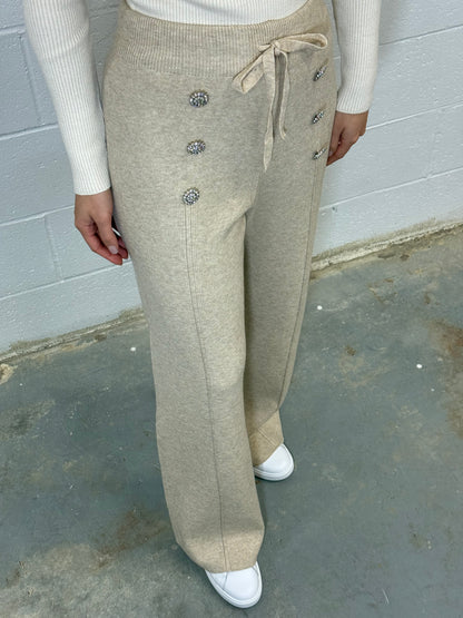 Crystal Touch Knit Pant V4685