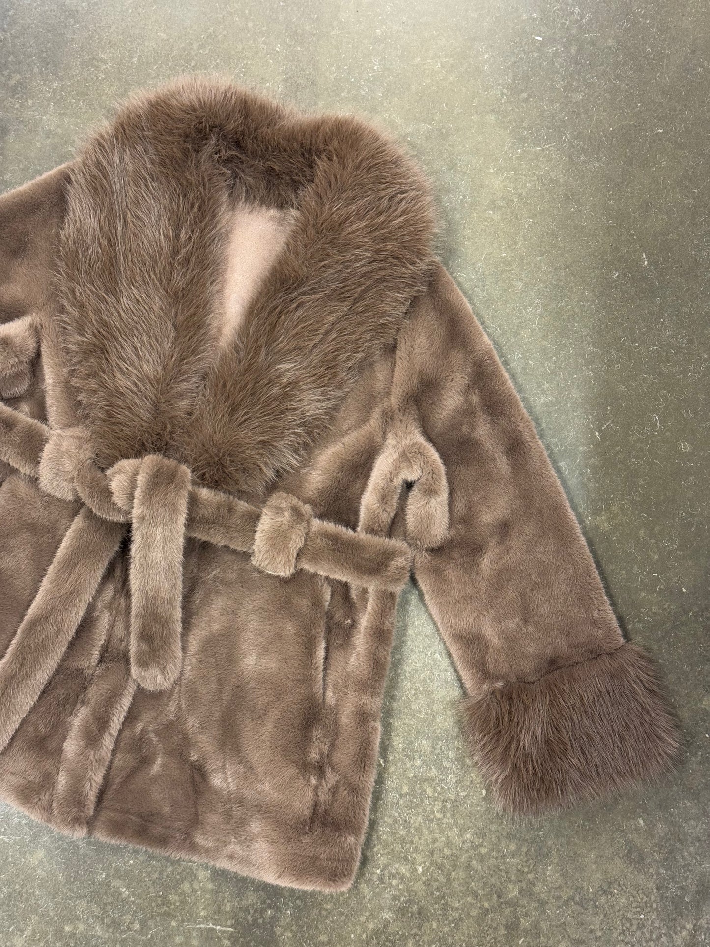 Elsa Fur Coat Mid Length