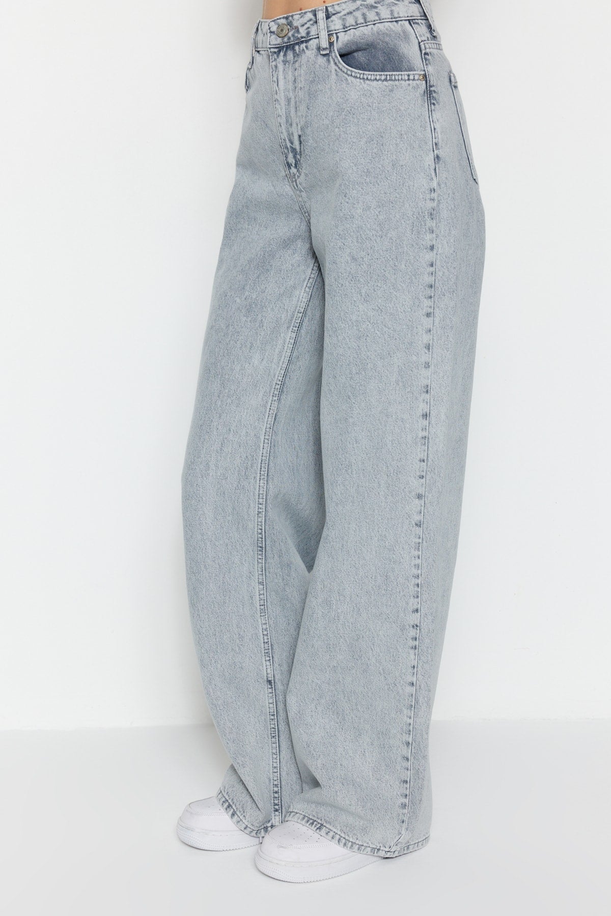Women High Waist Wide Leg 90'S Jeans